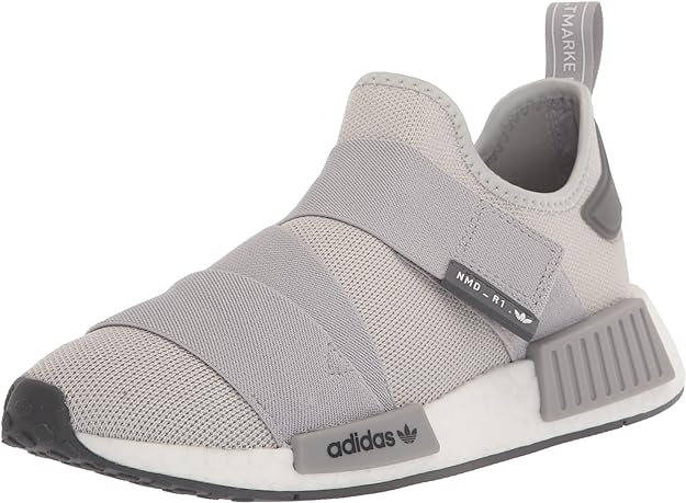 adidas Women's NMD_r1 Sneaker, Grey/White/Grey, 6.5