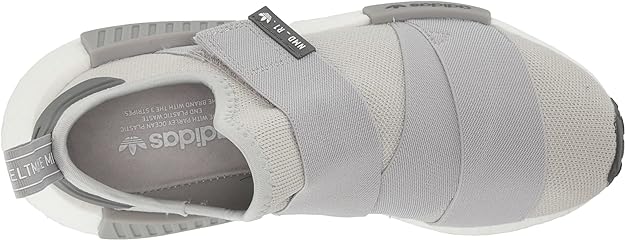 adidas Women's NMD_r1 Sneaker, Grey/White/Grey, 6.5
