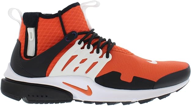 Nike mens Air Presto Mid Utility, Orange/Orange-black-white, 11